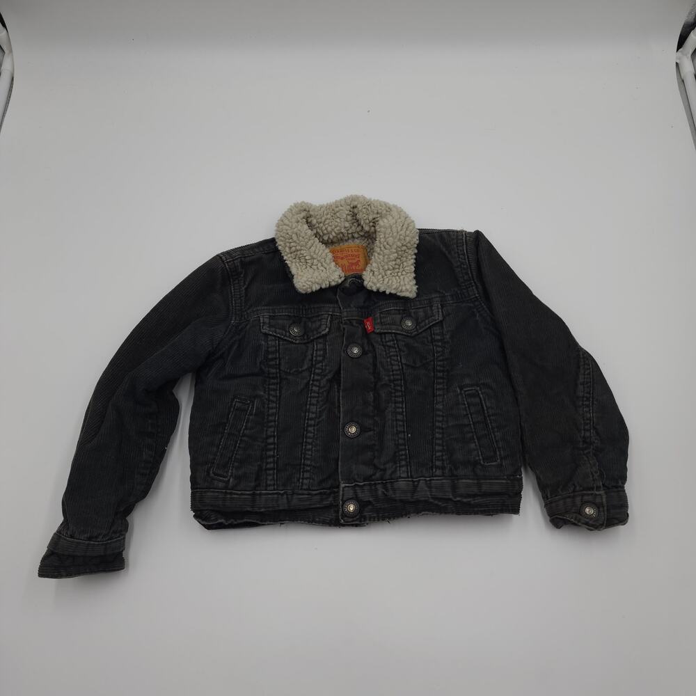 Levi's Trucker Jacket with Faux Shearling in Gray Size 24 Months